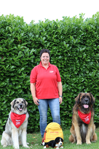 Petra mit Balou und Merlin